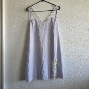 Petra Fashions Lavendar Lace Mini Slip Dress